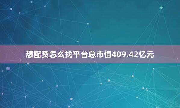 想配资怎么找平台总市值409.42亿元